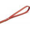 Hondenriem van leer 100cm x 12mm rood