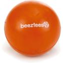 Rubber bal massief hondenspeeltje oranje 4.5 cm