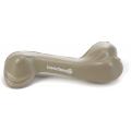 Rubber been massief hondenspeeltje beige 14 cm