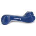 Rubber been massief hondenspeeltje blauw 14 cm