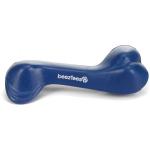 Rubber been massief hondenspeeltje blauw 14 cm