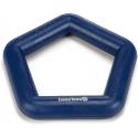 Rubber ring drijvend hondenspeeltje blauw 15 cm