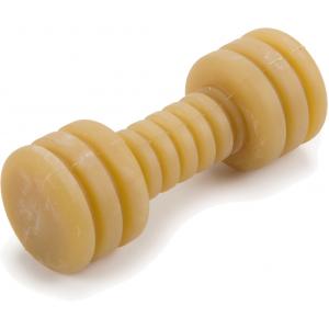 Rubberen hondenspeeltje voor puppy halter naturel 8 cm