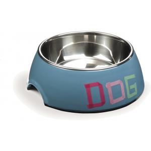 Hondenvoerbak Tape Dog blauw 18 cm