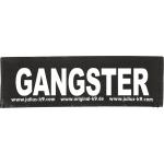 Julius-K9 tekstlabel Gangster 16 x 5 cm