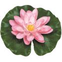Waterlelie roze kunststof 14cm